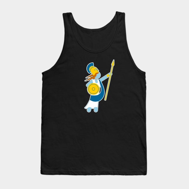 Simple Gods - Athena Tank Top by DoctorDestructoDome